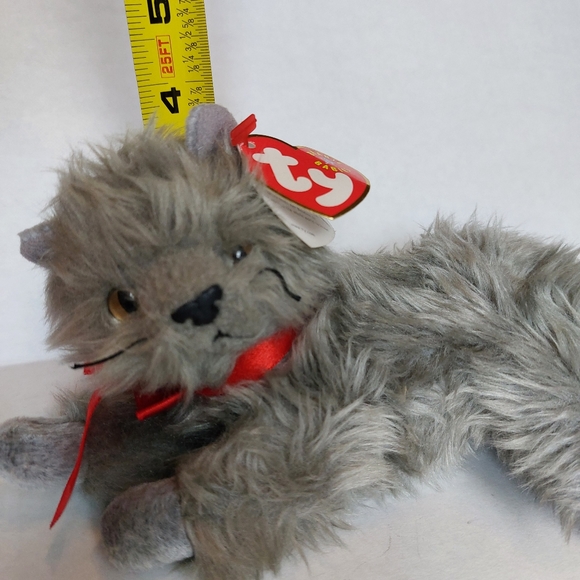 🔴Buy 2 - Get 1 -- Ty Beanie Baby "Beani" Gray Cat - Retired - Picture 14 of 15